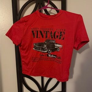 Vintage Red Kids T-Shirt